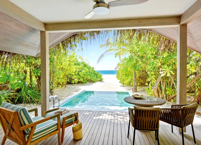 沙滩泳池别墅-Beach Pool Villa 房型图片及房间装修风格(肯尼呼拉岛|卡努呼拉 Kanuhura Maldives)海岛马尔代夫 